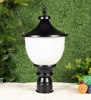 Kipley Black Iron Gate Light | JS-SAMRAT-GL-Small | Included Bulb | Eliante by Jainsons Lights