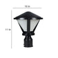 Skylar Black Iron Gate Light | JS-GLX-GL | Included Bulb | Eliante by Jainsons Lights
