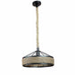 Zari Black Iron Hanging Light | JS-TOKRI-1LP | Included Bulb | Eliante by Jainsons Lights