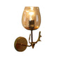Vespera Black Iron Wall Sconces | DEER-1W | Included Bulb | Eliante by Jainsons Lights
