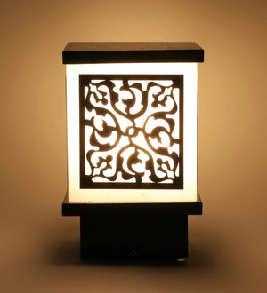 Winlay Black Metal Gate Light | LAZER-NO-1 | Included Bulb | Eliante by Jainsons Lights
