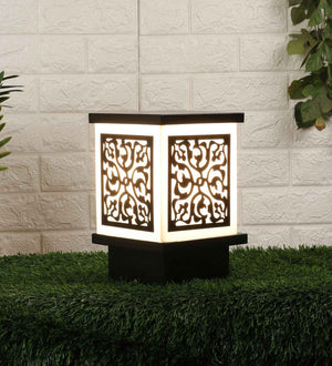 Winlay Black Metal Gate Light | LAZER-NO-1 | Included Bulb | Eliante by Jainsons Lights