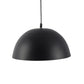 Servia Black Metal Hanging Light | GOLA-12"-P5-BK-GD | Included Bulb | Eliante by Jainsons Lights