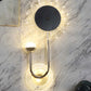 Blackmoon Black and Gold Iron Wall Light | 1999-2W | Included Bulb | Eliante by Jainsons Lights