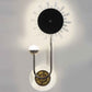 Blackmoon Black and Gold Iron Wall Light | 1999-2W | Included Bulb | Eliante by Jainsons Lights
