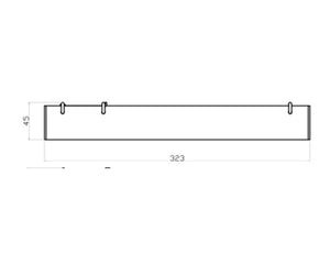 BLWQ-R13 12w Sandy White Linear Diffused Light For Belt Link Lighting Track
