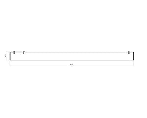 BLWQ-R13 24w Sandy White Linear Diffused Light For Belt Link Lighting Track