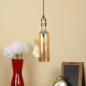 Copper Metal Hanging Light - BOTTAL-NEW-HL - Included Bulb