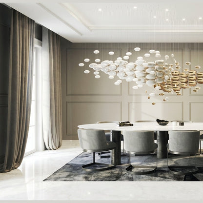 BOWLS Hand-Blown Glass Disc Suspension Collection – full view