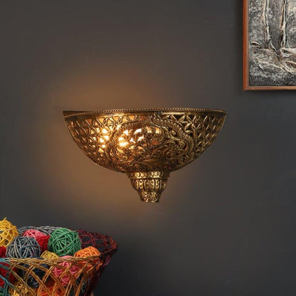 Gold Brass Wall Lights -BRASS-BRACKD - Included Bulbs