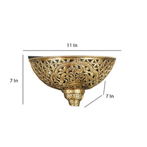 Gold Brass Wall Lights -BRASS-BRACKD - Included Bulbs