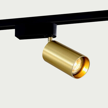 JS-SCH Brasso Track Spot Brush Brass Cob Track Light