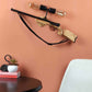 Planck Rifle Novelty Wall Light (Black & Natural Finish) | JS-SMALL-GUN-2W | Included Bulb | Eliante by Jainsons Lights