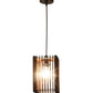 Stax Brown MDF Hanging Light | 4001-1hl | Included Bulb | Eliante by Jainsons Lights