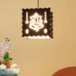 Stacy Brown MDF Hanging Light | 4004-1hl | Included Bulb | Eliante by Jainsons Lights