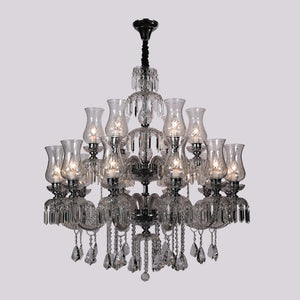 JSPHILO-6-134-12+6xE-14 Crystal Chandeliers