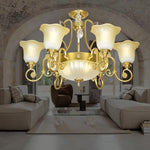JSPHILO-6-168-6+3xE27 Classic Chandeliers