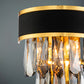 JSPHILO-3-180-2xE-14 Crystal Wall Light