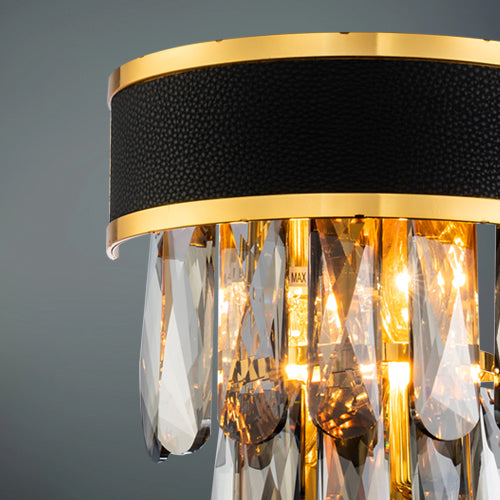 JSPHILO-3-180-2xE-14 Crystal Wall Light