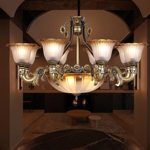 JSPHILO-6-093-8+3xE27 Classic Chandeliers