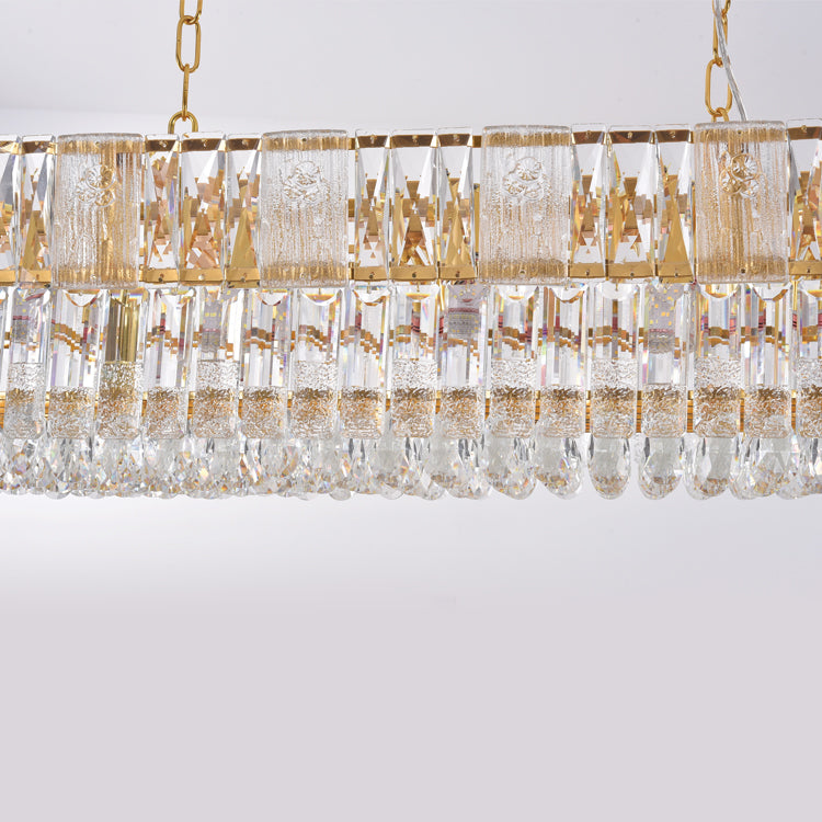 JSPHILO 6-390-12xE14 SHINE Rectangular Chandeliers