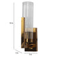 Candy Gold Iron Wall Light | 2023-1W | Included Bulb | Eliante by Jainsons Lights
