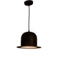 ELIANTE Cap Black Iron Hanging Lights - CAP-1LP - without bulb