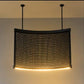 Curved Perforated Metal Screen Chandelier – A Sculptural Statement for Dining & Lounge Spaces