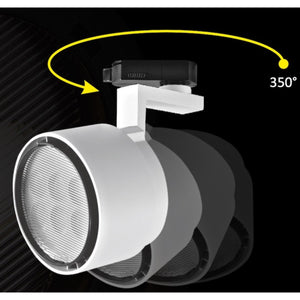 CH-194 With Elliptical Spread Lens Shower 30w Round Cob Track Light