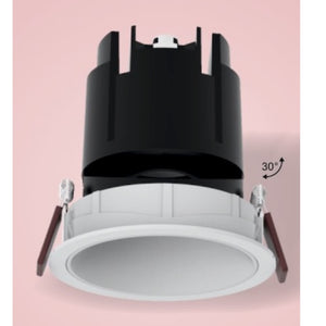 CH-2102 Extro 7w Round Deep Recessed Reflector Ring Wall Washing Cob Downlight