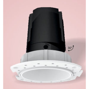 CH-2102 Extro-Trimless 7w Round Deep Recessed Reflector Ring Wall Washing Cob Downlight