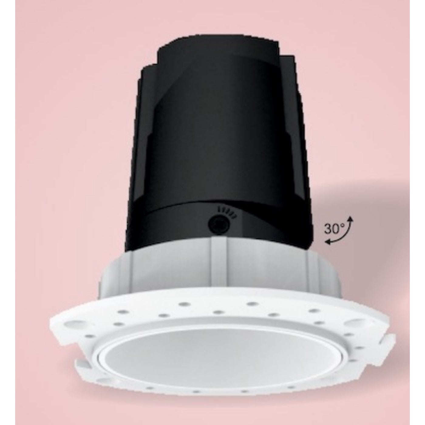 CH-2102 Extro-Trimless 18w Round Deep Recessed Reflector Ring Wall Washing Cob Downlight
