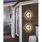 CH-31175 Eik 9w Square Led Outdoor Wall Lights