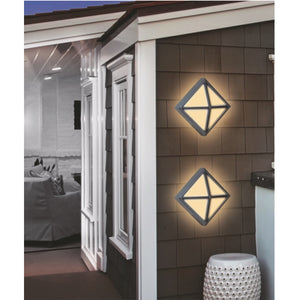 CH-31175 Eik 9w Square Led Outdoor Wall Lights