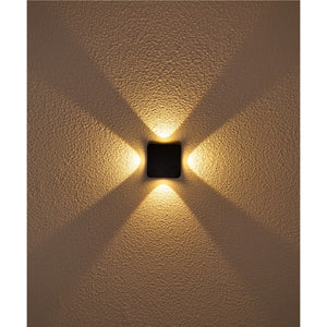 CH-3321 Cube 2w Square Narrow Beam Outdoor wall Lights