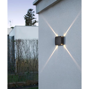 CH-3322 Cube 4w Square Narrow Beam Outdoor wall Lights