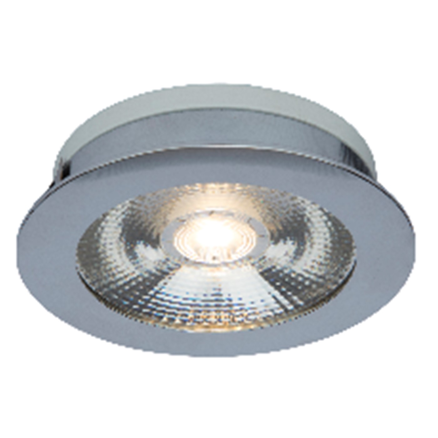 CH-R-59-Chrome Body Diamond 8w Round Slim Low Height Cob Downlight