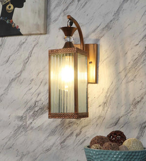 Chakor Copper Iron Wall Light | A-113-1W | Included Bulb | Eliante by Jainsons Lights