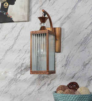 Chakor Copper Iron Wall Light | A-113-1W | Included Bulb | Eliante by Jainsons Lights