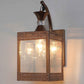 Choras Copper Iron Wall Light | A-119-1W | Included Bulb | Eliante by Jainsons Lights