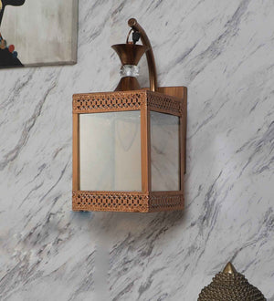 Choras Copper Iron Wall Light | A-119-1W | Included Bulb | Eliante by Jainsons Lights