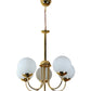 Alper Gold Iron Globe Chandelier | 5030-5lp | Included Bulb | Eliante by Jainsons Lights