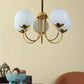 Alper Gold Iron Globe Chandelier | 5030-5lp | Included Bulb | Eliante by Jainsons Lights