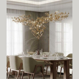 CONTOUR Gilded Glass Blade Suspension Collection – full view