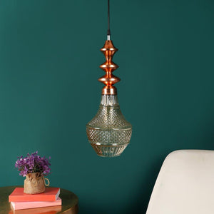 Cobre Copper Metal Hanging Light - COPPAR-1LP-LED - Included Bulbs