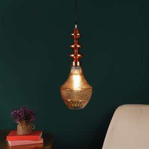 Cobre Copper Metal Hanging Light - COPPAR-1LP-LED - Included Bulbs