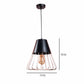 Majestic Copper Iron Hanging Light | JS-651-1LP-copper | Included Bulb | Eliante by Jainsons Lights