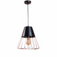 Majestic Copper Iron Hanging Light | JS-651-1LP-copper | Included Bulb | Eliante by Jainsons Lights