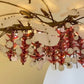 Coral Flame Glass Chandelier – detail view 1