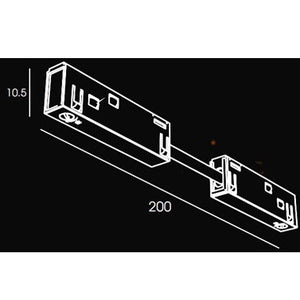 Corner L Adapter Module For 10mm Magnetic Track